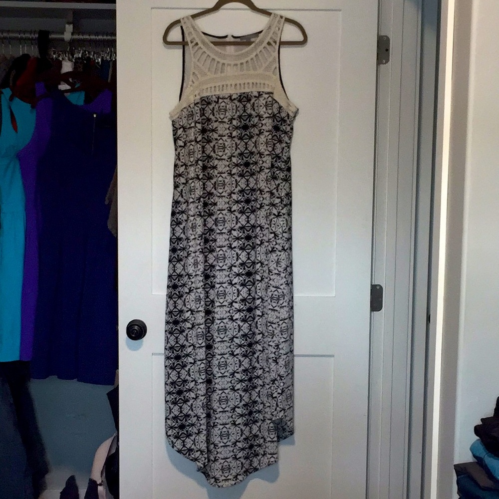 Maxi Dress with Lace top